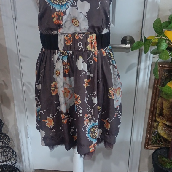 Free People Fit & Flare Floral BOHO Cottagcore Sun Dress - Picture 3 of 12